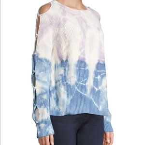 360 Sweater Soleil Ladder Ombré Tie Dye Sweater XS